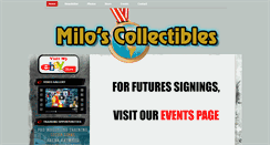 Desktop Screenshot of miloscollectibles.com
